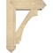 Ekena Millwork Imperial Arts and Crafts Rough Sawn Bracket w/ Offset Brace, Douglas Fir, 8"W x 26"D x 34"H BKT0806X26X34IMP03RDF - alternate 2